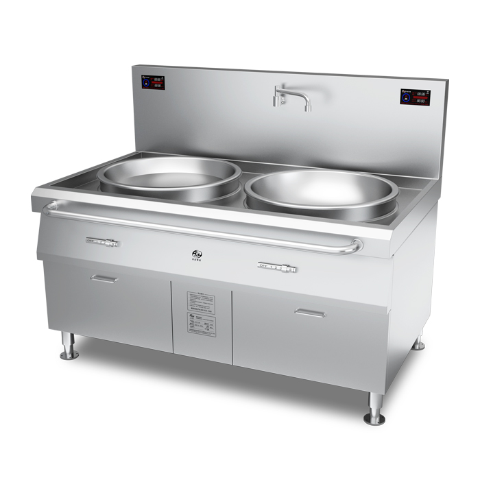 舰船型--电磁双头大锅灶炒