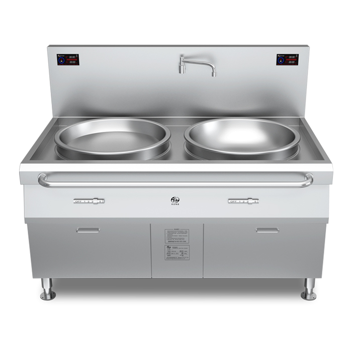 舰船型--电磁双头大锅灶炒