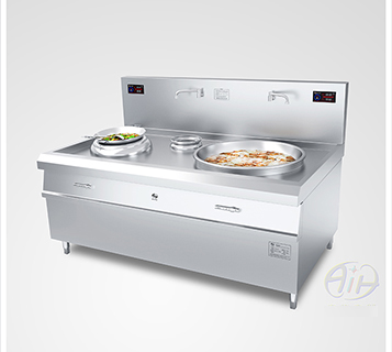 电磁大锅小炒组合灶