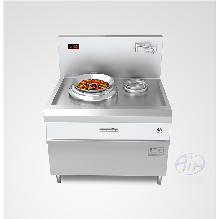 电磁单头单尾炒灶