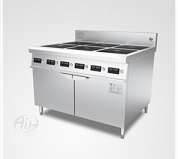 电磁六头煲仔炉